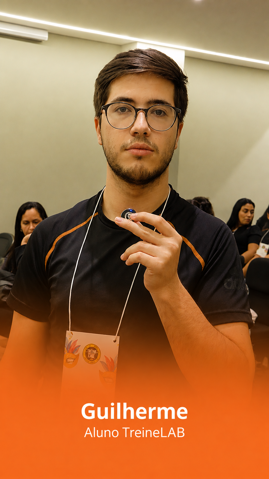 Capa do depoimento do Guilherme